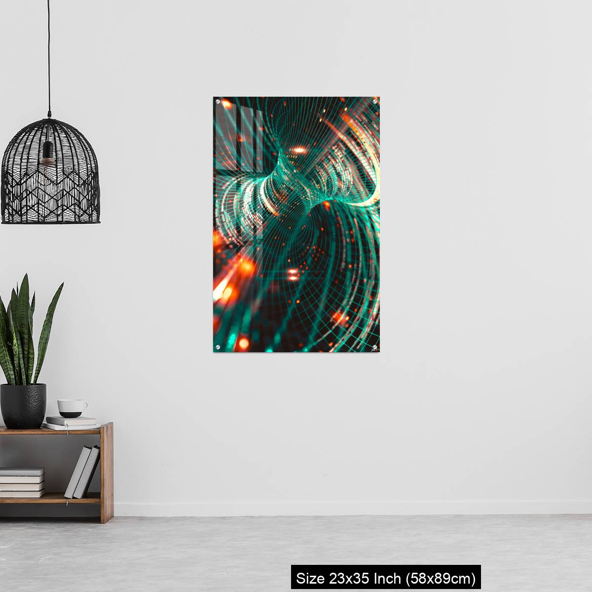 OMGs Acrylic Wall Decor – Abstract background of technology, science and cloud computer - Image 13