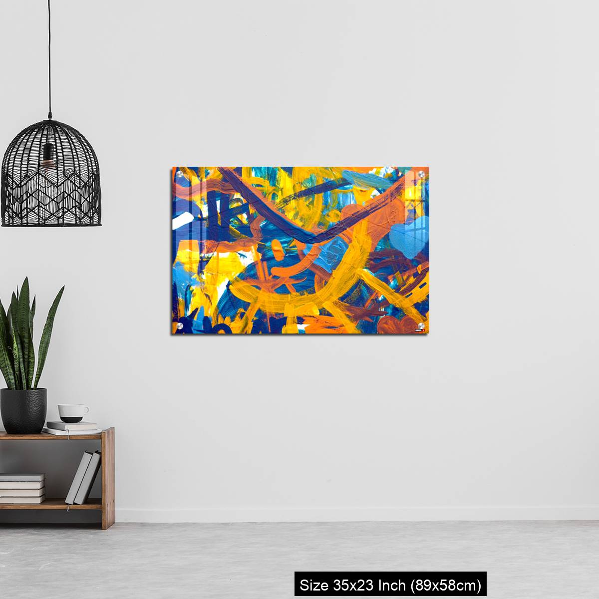 OMGs Acrylic Wall Decor – Colorful abstract oil painting made by children - Image 13