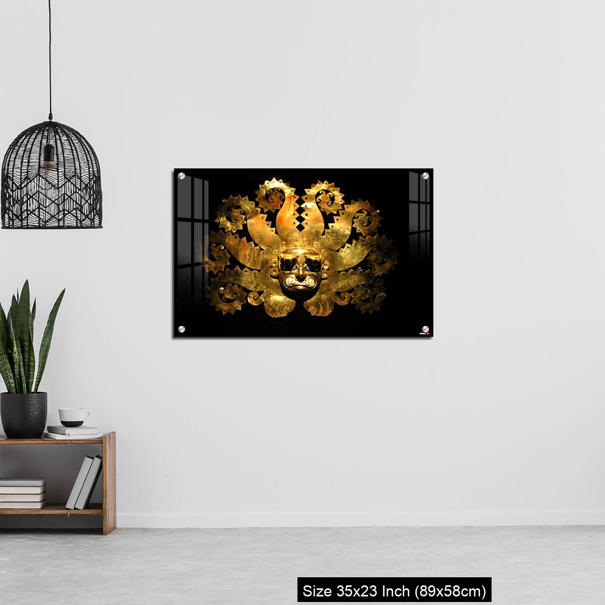 OMGs Acrylic Wall Decor – Peruvian ancient mask made out of gold - Image 13