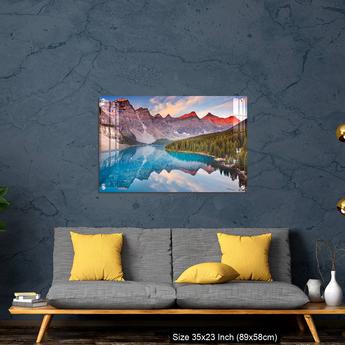 OMGs Acrylic Wall Decor – Moraine Lake at sunrise, Banff National Park, Canada - Image 14