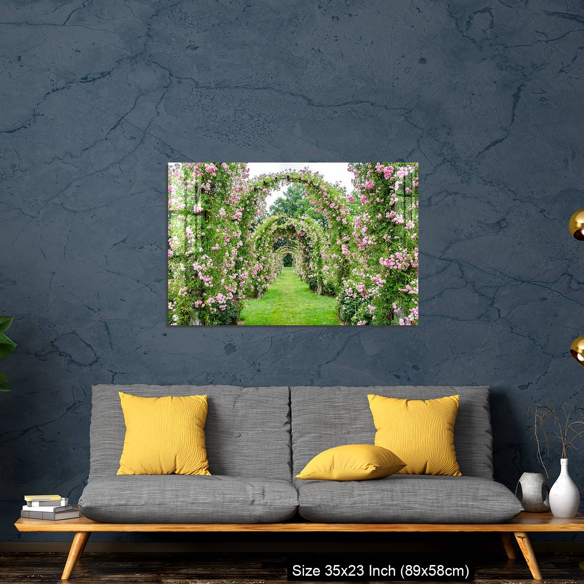OMGs Acrylic Wall Decor – Rose Covered Archways at Elizabeth Park, West Hartford, CT - Image 14