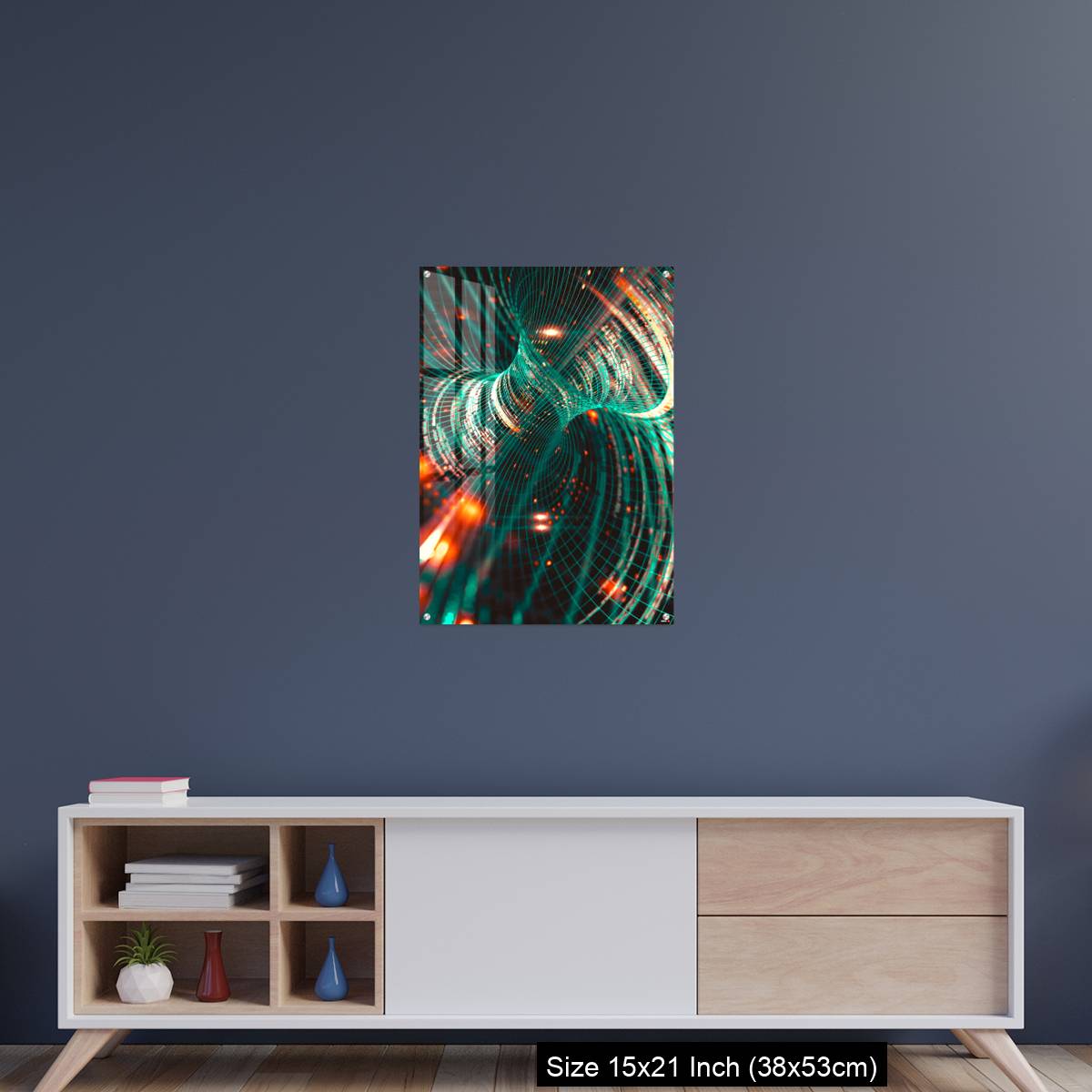 OMGs Acrylic Wall Decor – Abstract background of technology, science and cloud computer - Image 15