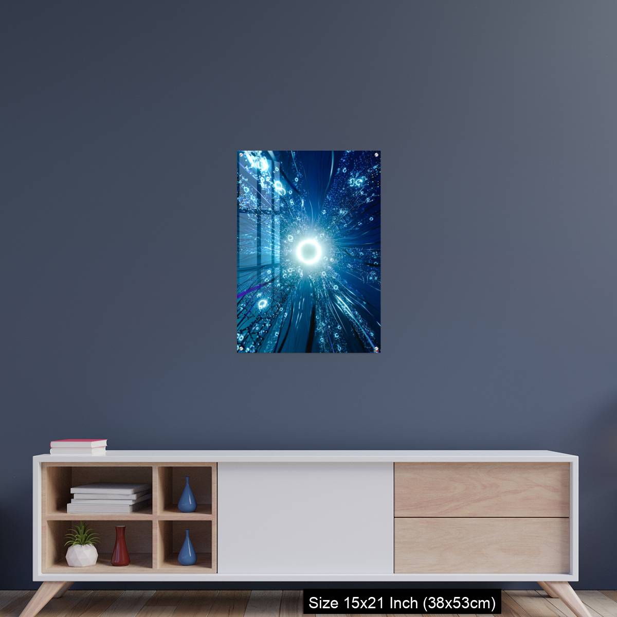 OMGs Acrylic Wall Decor – Virtual network with glowing center. - Image 15