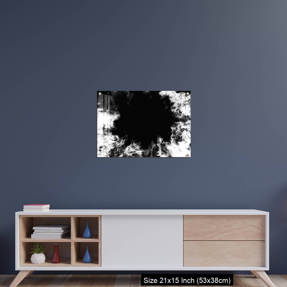 OMGs Acrylic Wall Decor – White smoke swirling in the dark - Image 15