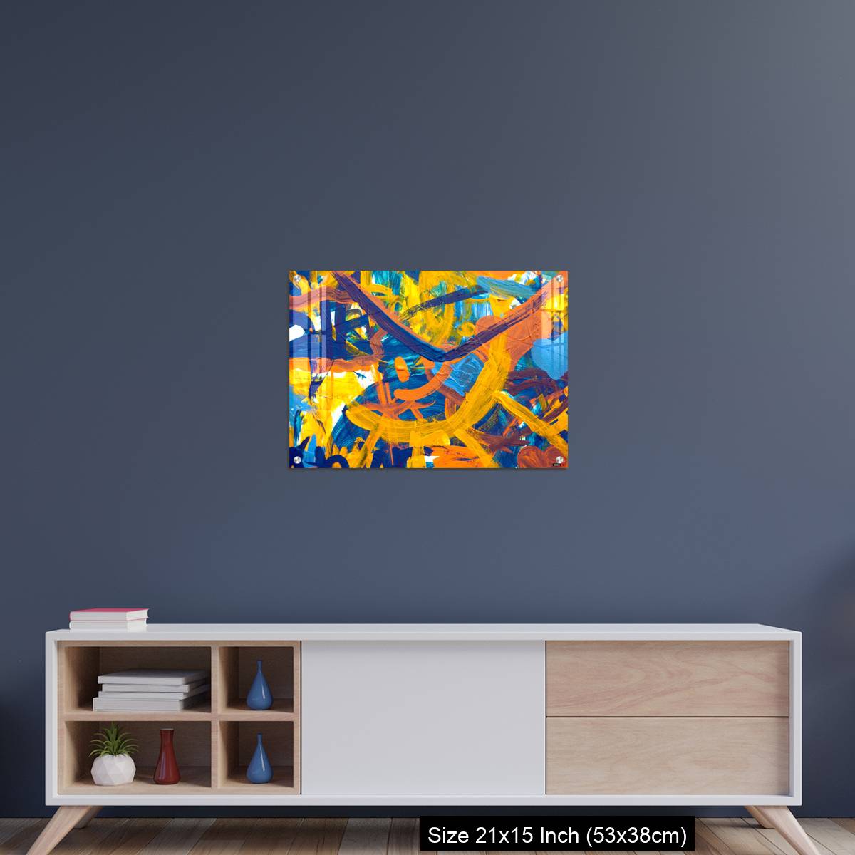 OMGs Acrylic Wall Decor – Colorful abstract oil painting made by children - Image 15