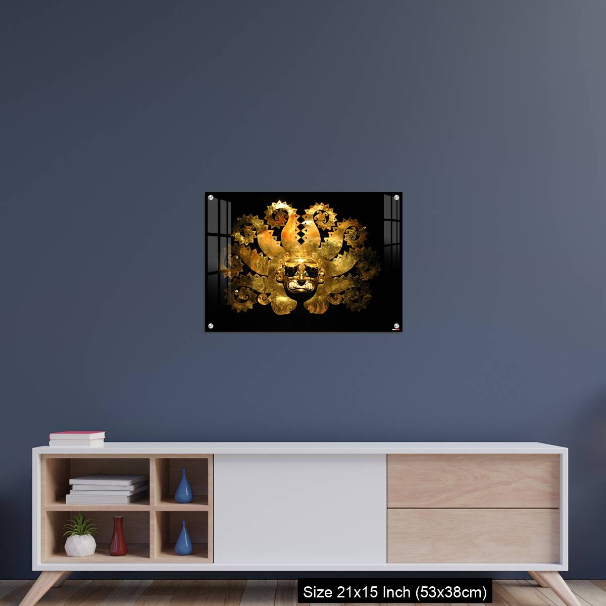 OMGs Acrylic Wall Decor – Peruvian ancient mask made out of gold - Image 15