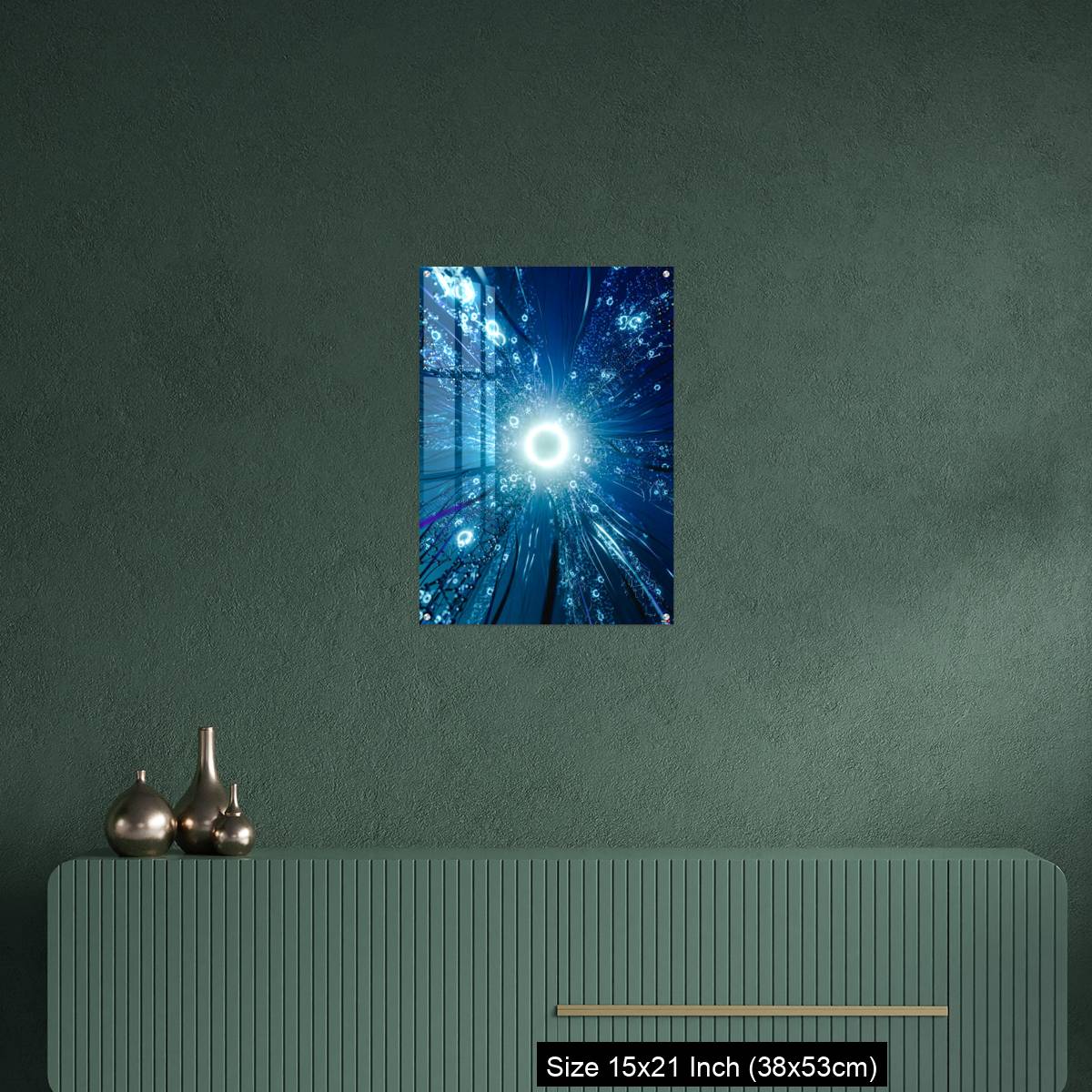 OMGs Acrylic Wall Decor – Virtual network with glowing center. - Image 16