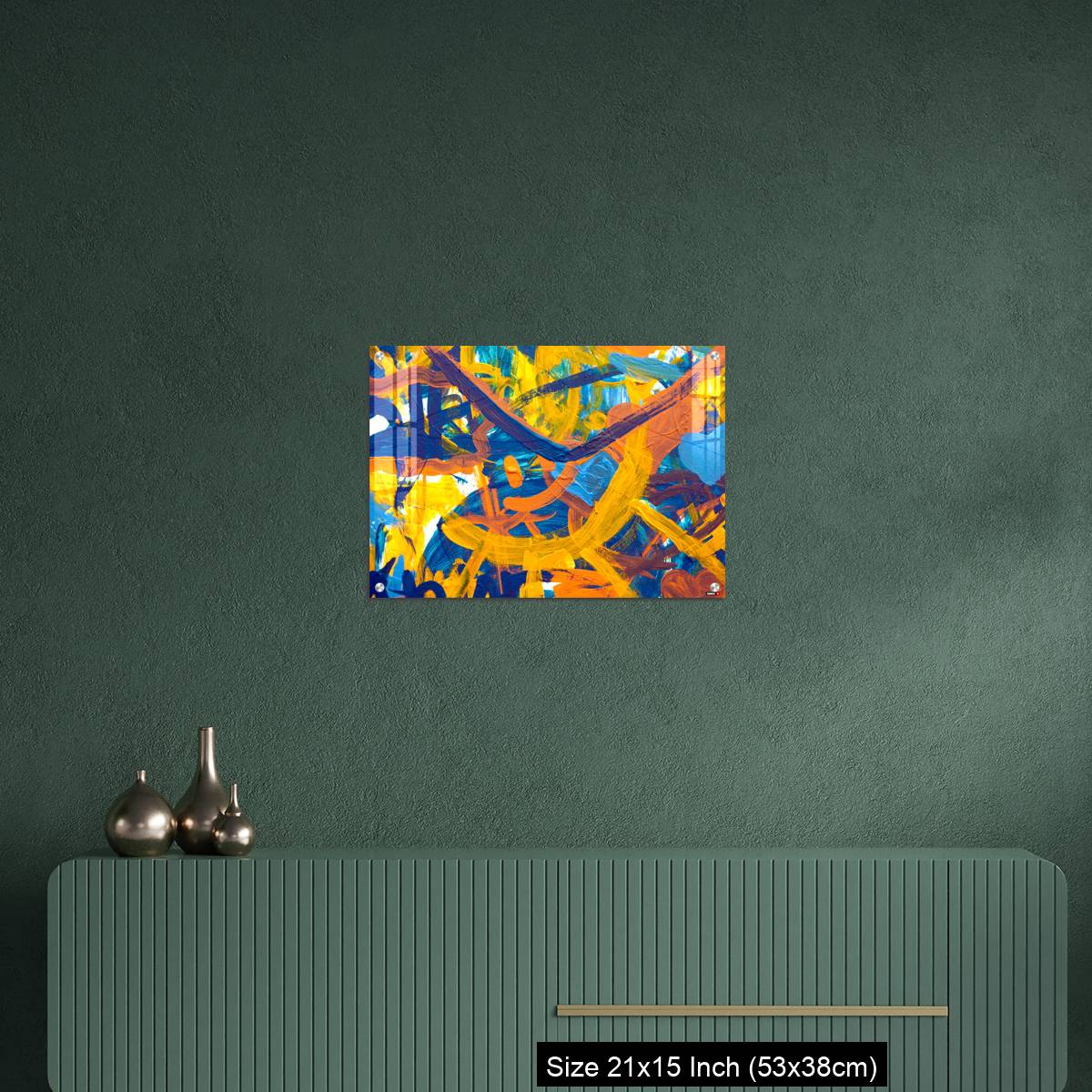 OMGs Acrylic Wall Decor – Colorful abstract oil painting made by children - Image 16