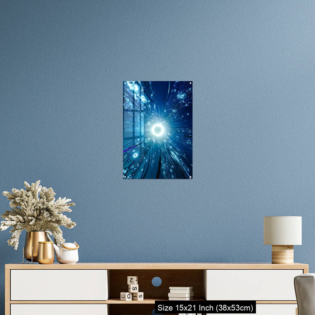 OMGs Acrylic Wall Decor – Virtual network with glowing center. - Image 17