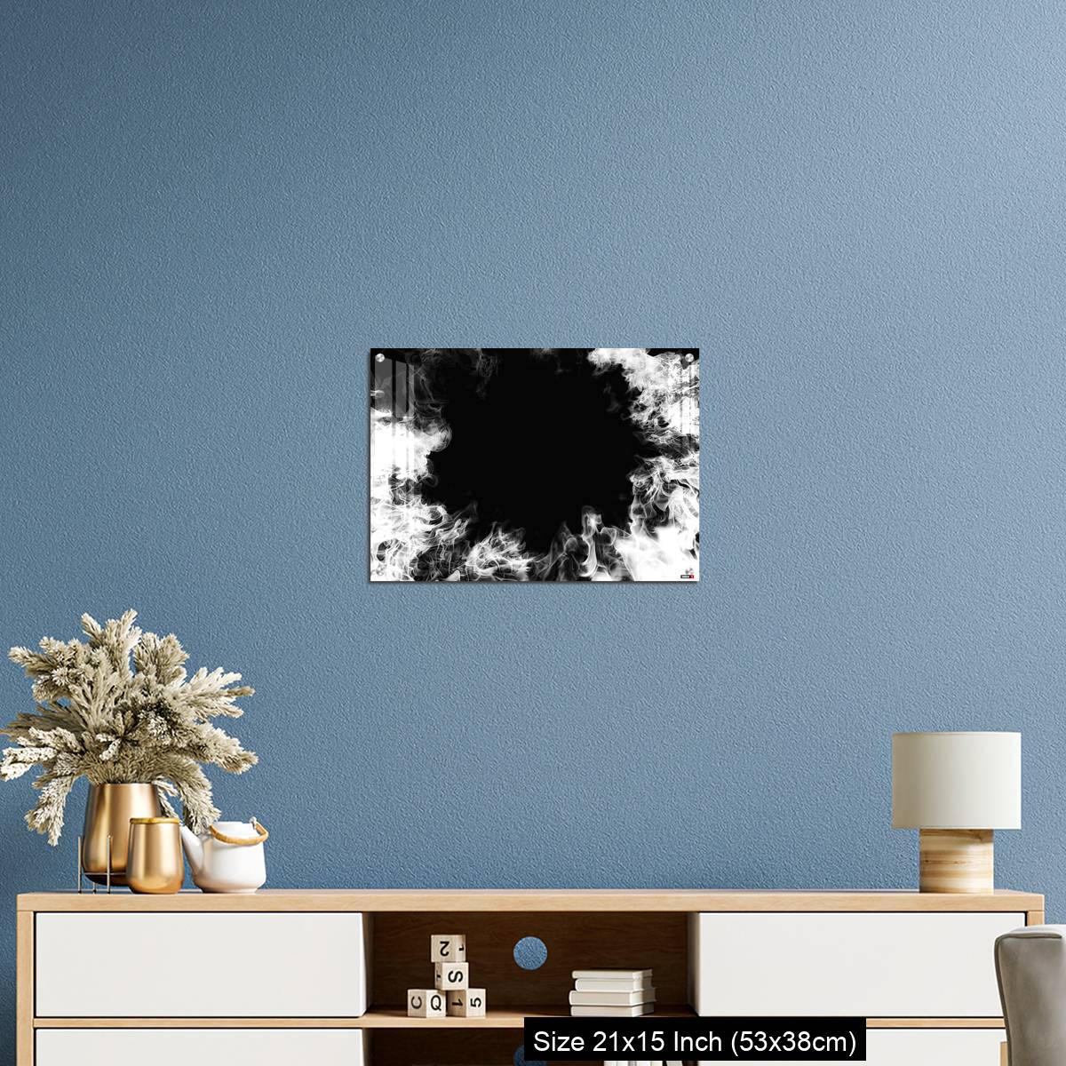 OMGs Acrylic Wall Decor – White smoke swirling in the dark - Image 17