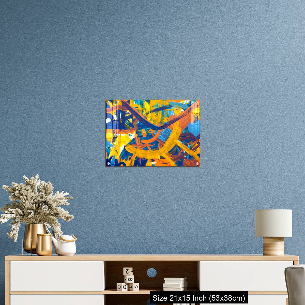 OMGs Acrylic Wall Decor – Colorful abstract oil painting made by children - Image 17