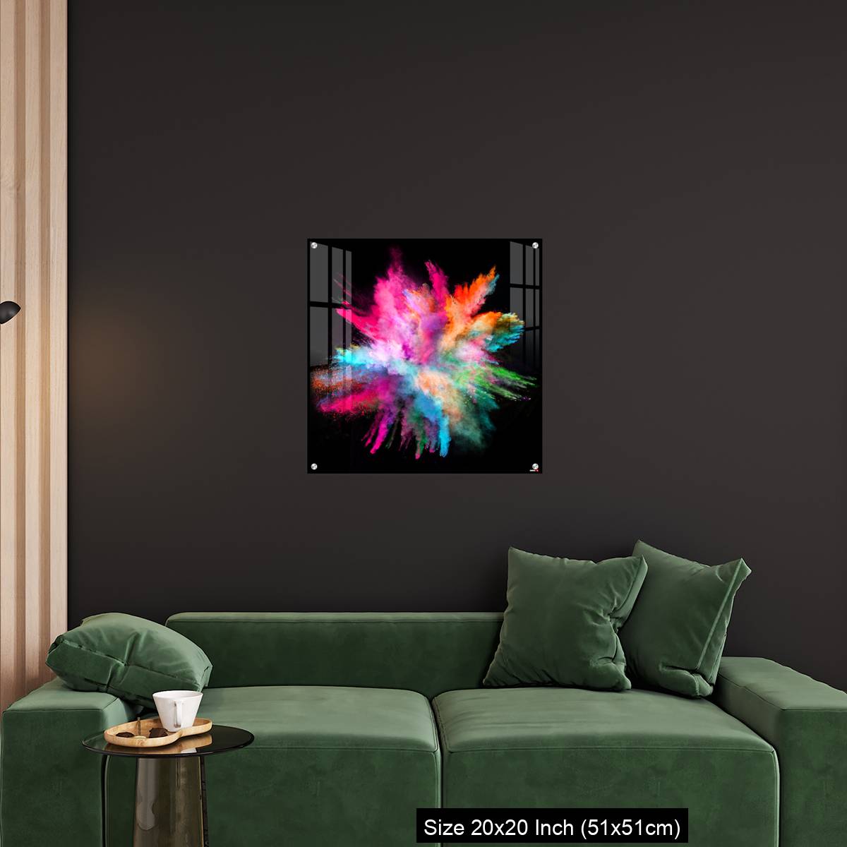 OMGs Acrylic Wall Decor – Colored powder explosion on black background - Image 18