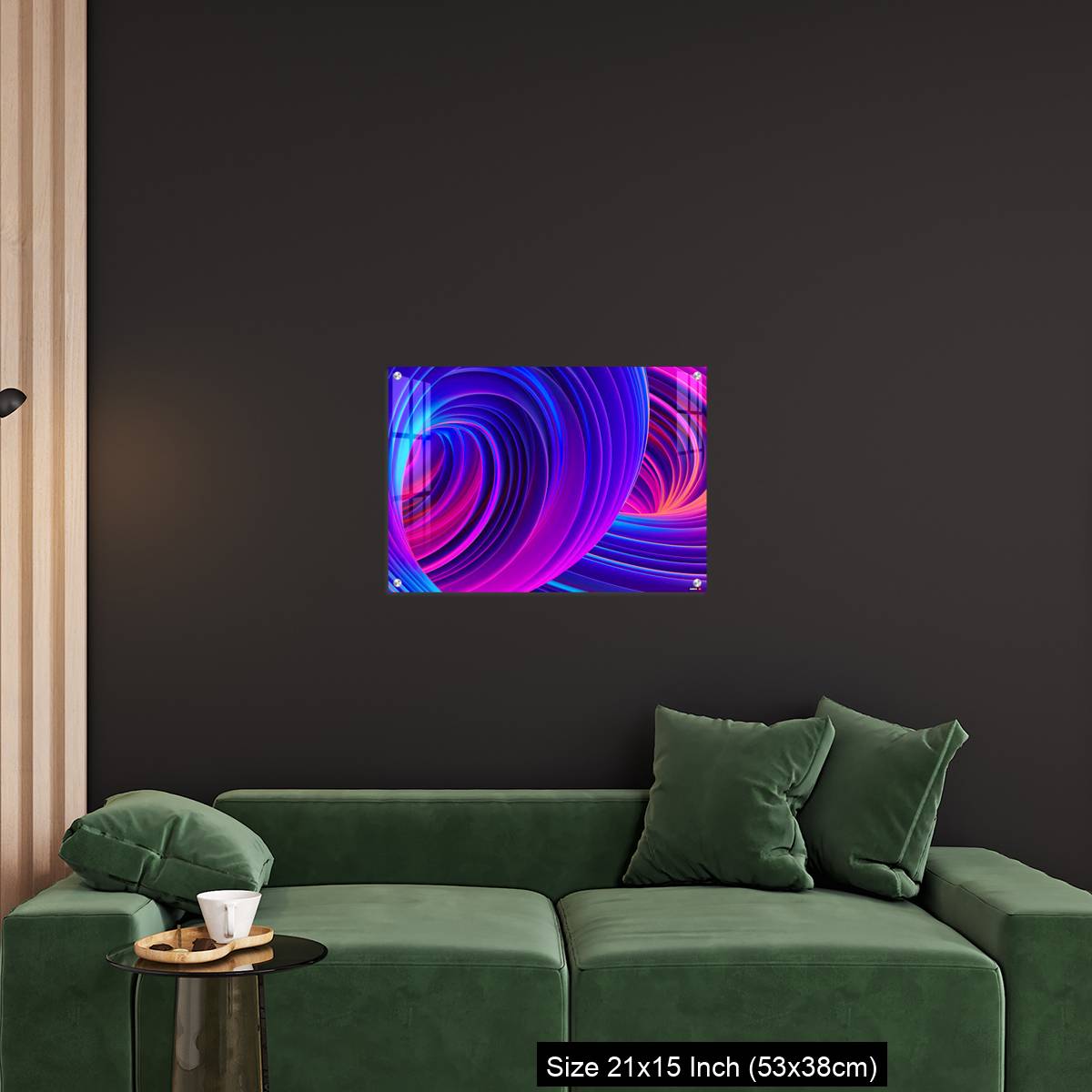 OMGs Acrylic Wall Decor – 3D Abstract fluid background with holographic liquid shapes in motion - Image 18