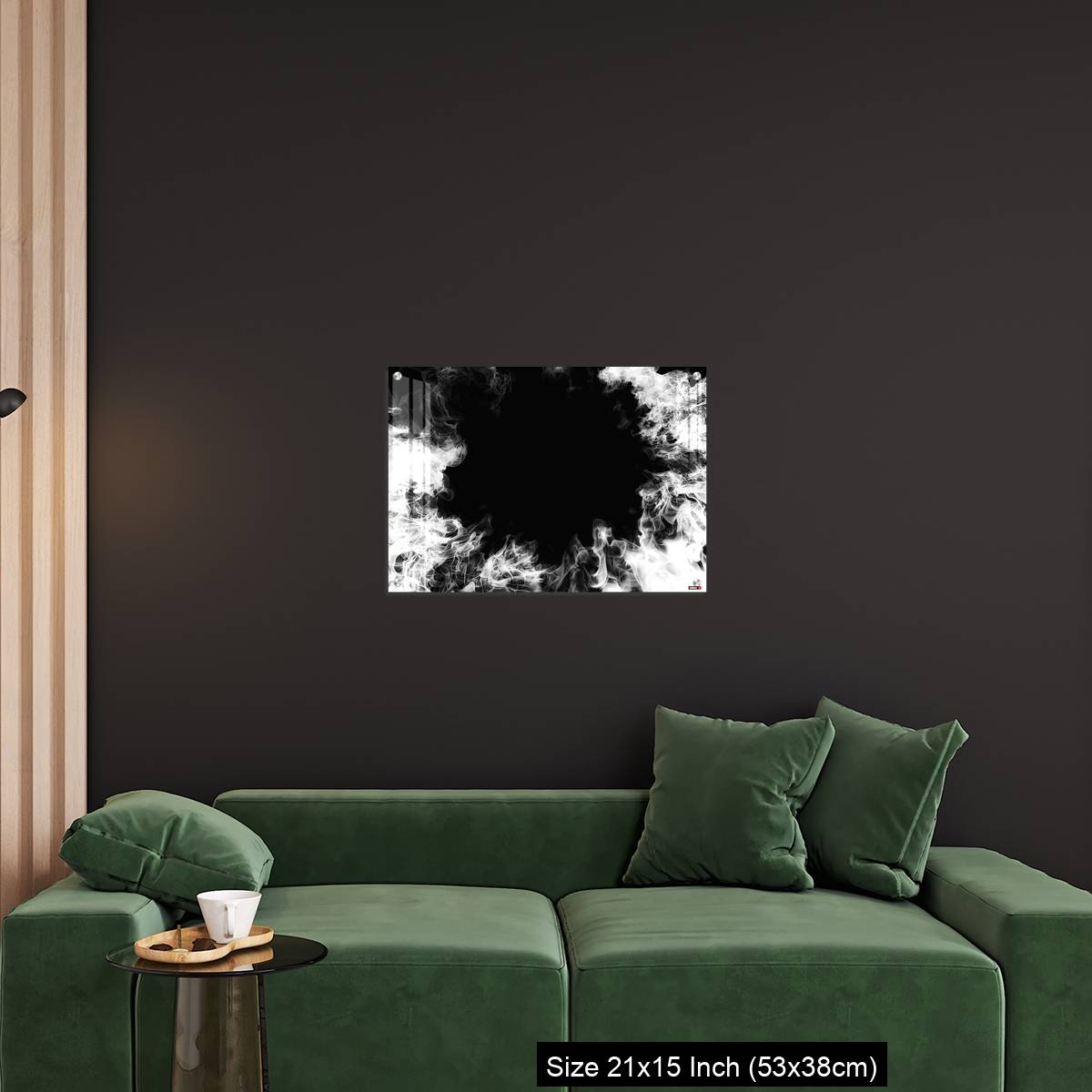 OMGs Acrylic Wall Decor – White smoke swirling in the dark - Image 18