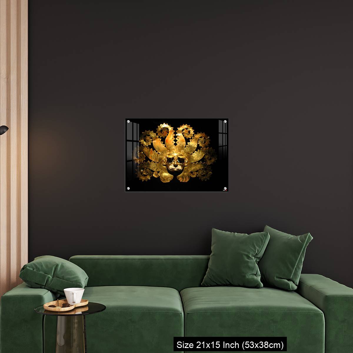 OMGs Acrylic Wall Decor – Peruvian ancient mask made out of gold - Image 18