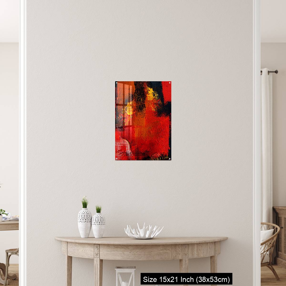 OMGs Acrylic Wall Decor – Abstract Contemporary art background Hand drawn oil painting Brushstrokes of paint - Image 19