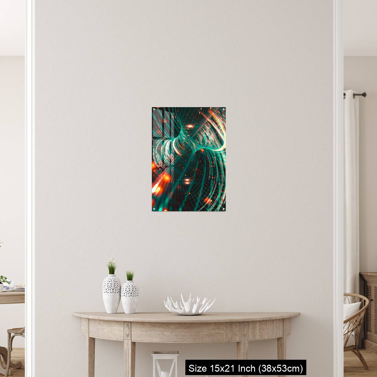 OMGs Acrylic Wall Decor – Abstract background of technology, science and cloud computer - Image 19