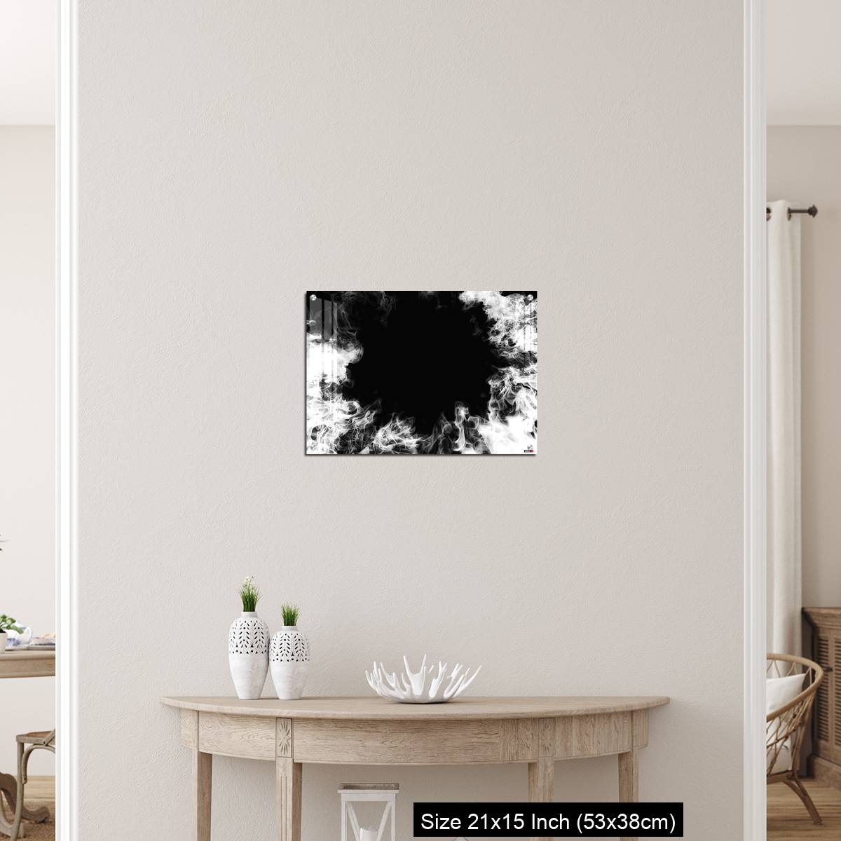 OMGs Acrylic Wall Decor – White smoke swirling in the dark - Image 19