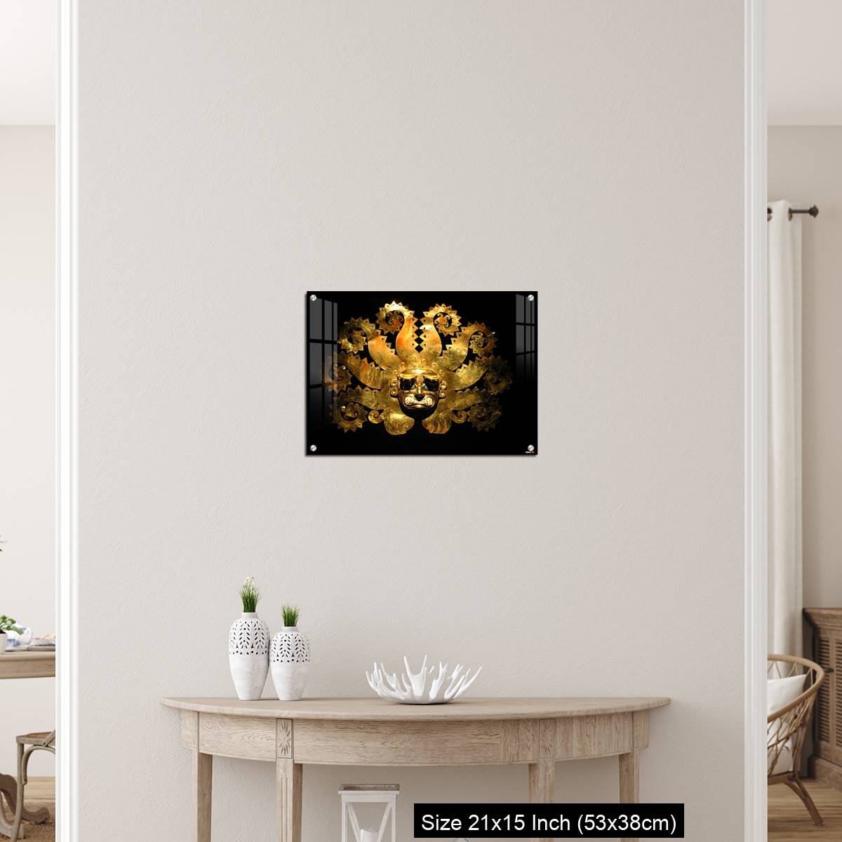 OMGs Acrylic Wall Decor – Peruvian ancient mask made out of gold - Image 19