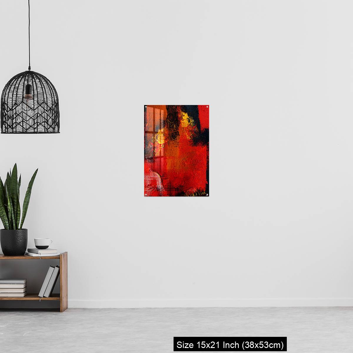 OMGs Acrylic Wall Decor – Abstract Contemporary art background Hand drawn oil painting Brushstrokes of paint - Image 20