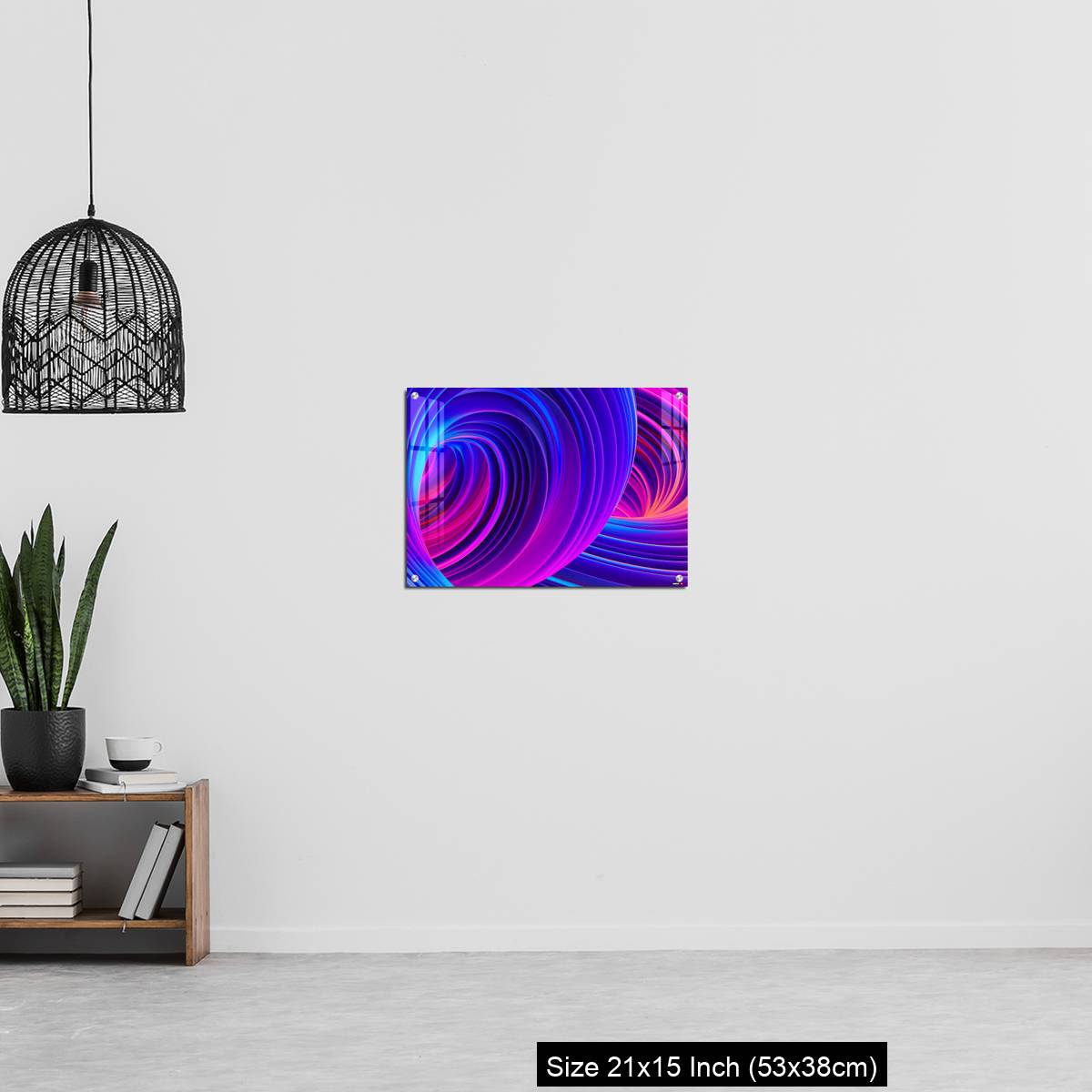 OMGs Acrylic Wall Decor – 3D Abstract fluid background with holographic liquid shapes in motion - Image 20