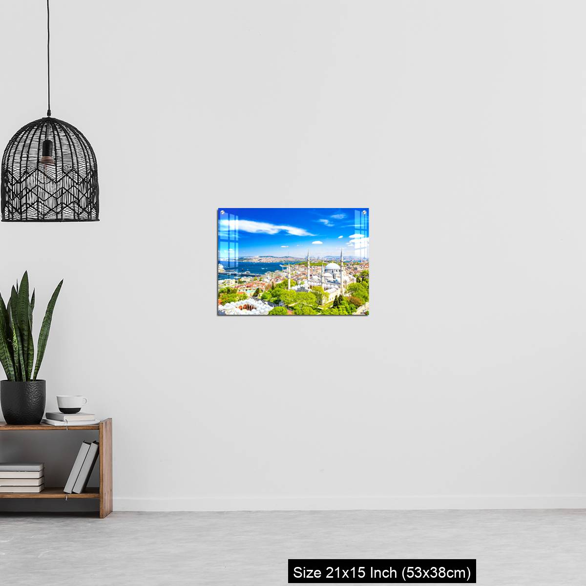 OMGs Acrylic Wall Decor – Aerial drone view of the Suleymaniye Mosque, huge Ottoman imperial mosque in Istanbul, Turkey. - Image 20