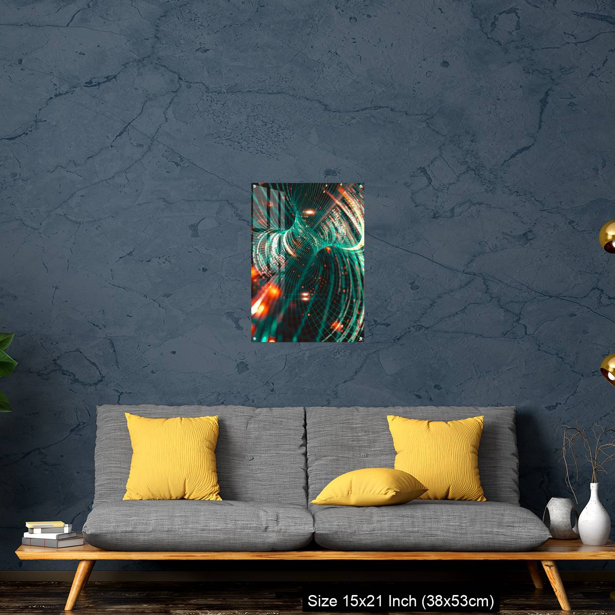 OMGs Acrylic Wall Decor – Abstract background of technology, science and cloud computer - Image 21