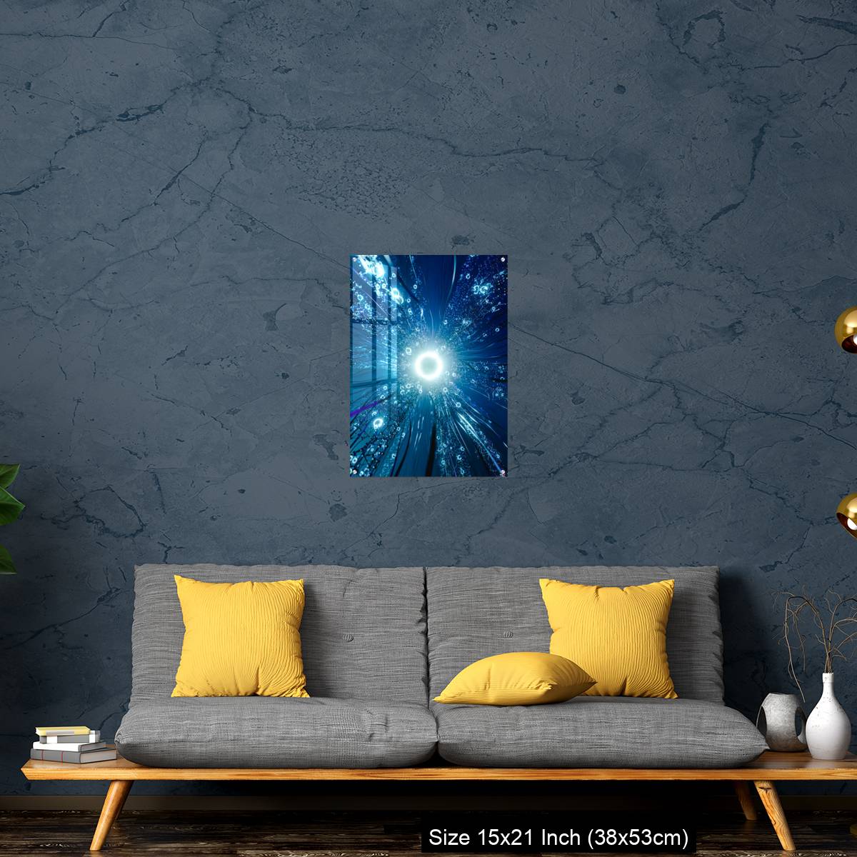 OMGs Acrylic Wall Decor – Virtual network with glowing center. - Image 21