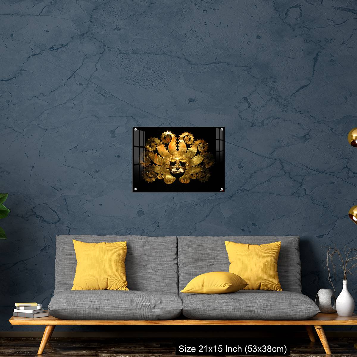 OMGs Acrylic Wall Decor – Peruvian ancient mask made out of gold - Image 21