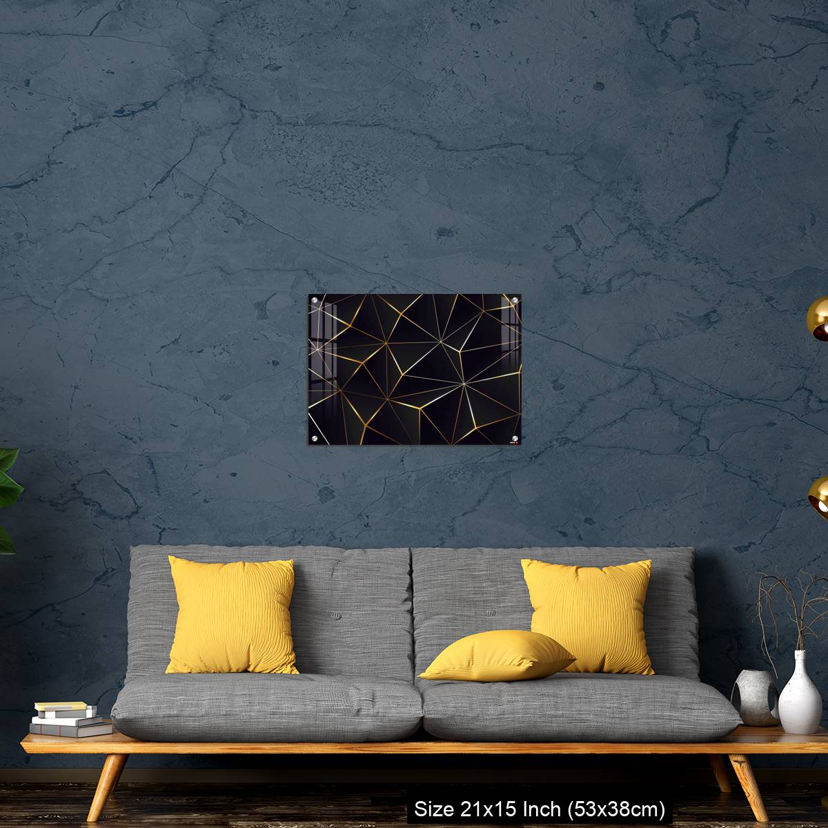 OMGs Acrylic Wall Decor – Polygonal black background. - Image 21