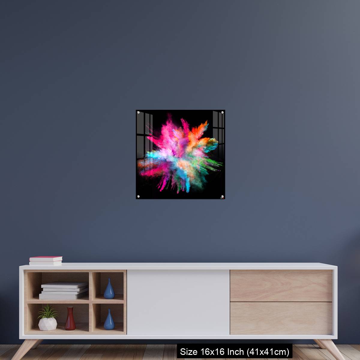 OMGs Acrylic Wall Decor – Colored powder explosion on black background - Image 22