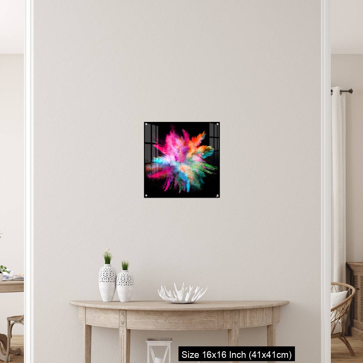 OMGs Acrylic Wall Decor – Colored powder explosion on black background - Image 26
