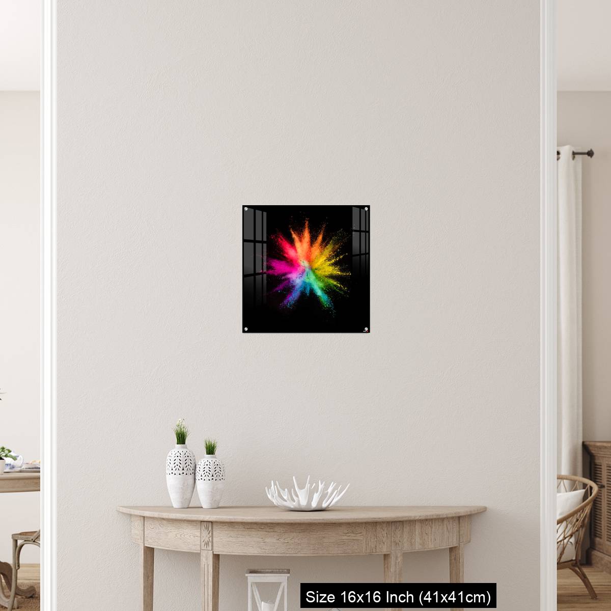 OMGs Acrylic Wall Decor – Colored powder explosion on black background - Image 26