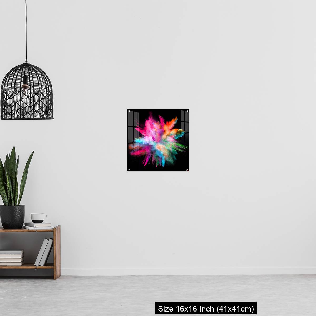 OMGs Acrylic Wall Decor – Colored powder explosion on black background - Image 27