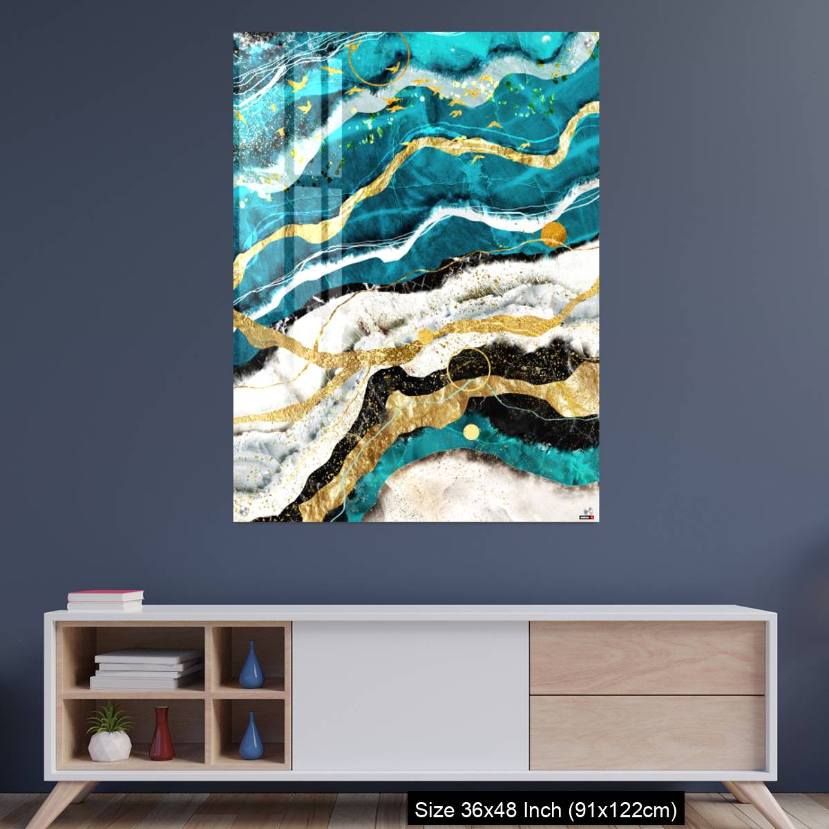 OMGs Acrylic Wall Decor – Resin geode and abstract art, functional art, like watercolor geode painting . golden and gray marble background
