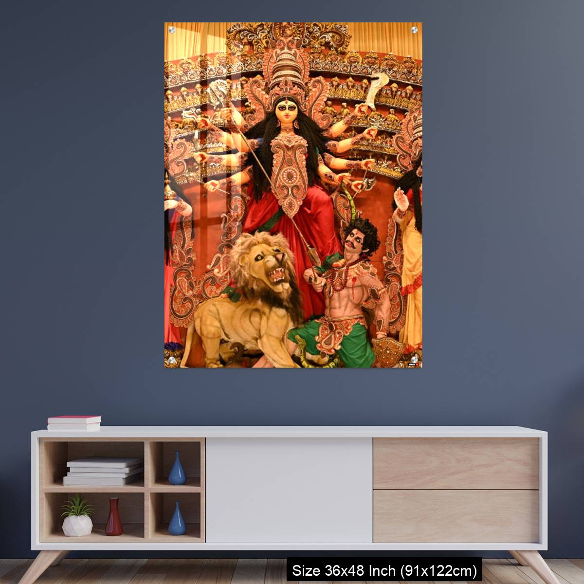 OMGs Acrylic Wall Decor – Durga Puja Festival in Kolkata ,West Bengal.