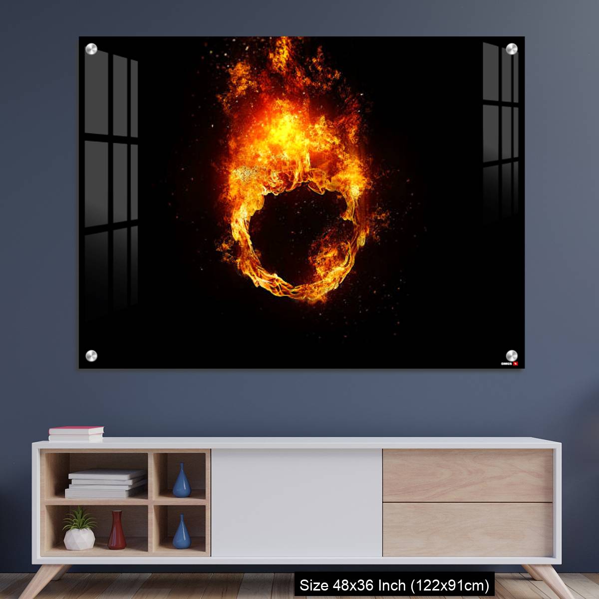 OMGs Acrylic Wall Decor – A ring of fire that illuminates the darkness