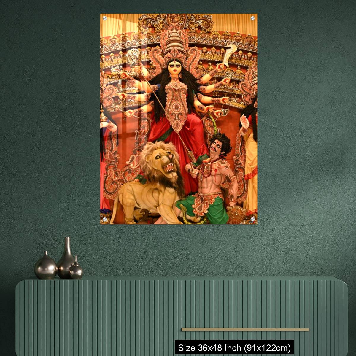 OMGs Acrylic Wall Decor – Durga Puja Festival in Kolkata ,West Bengal. - Image 2