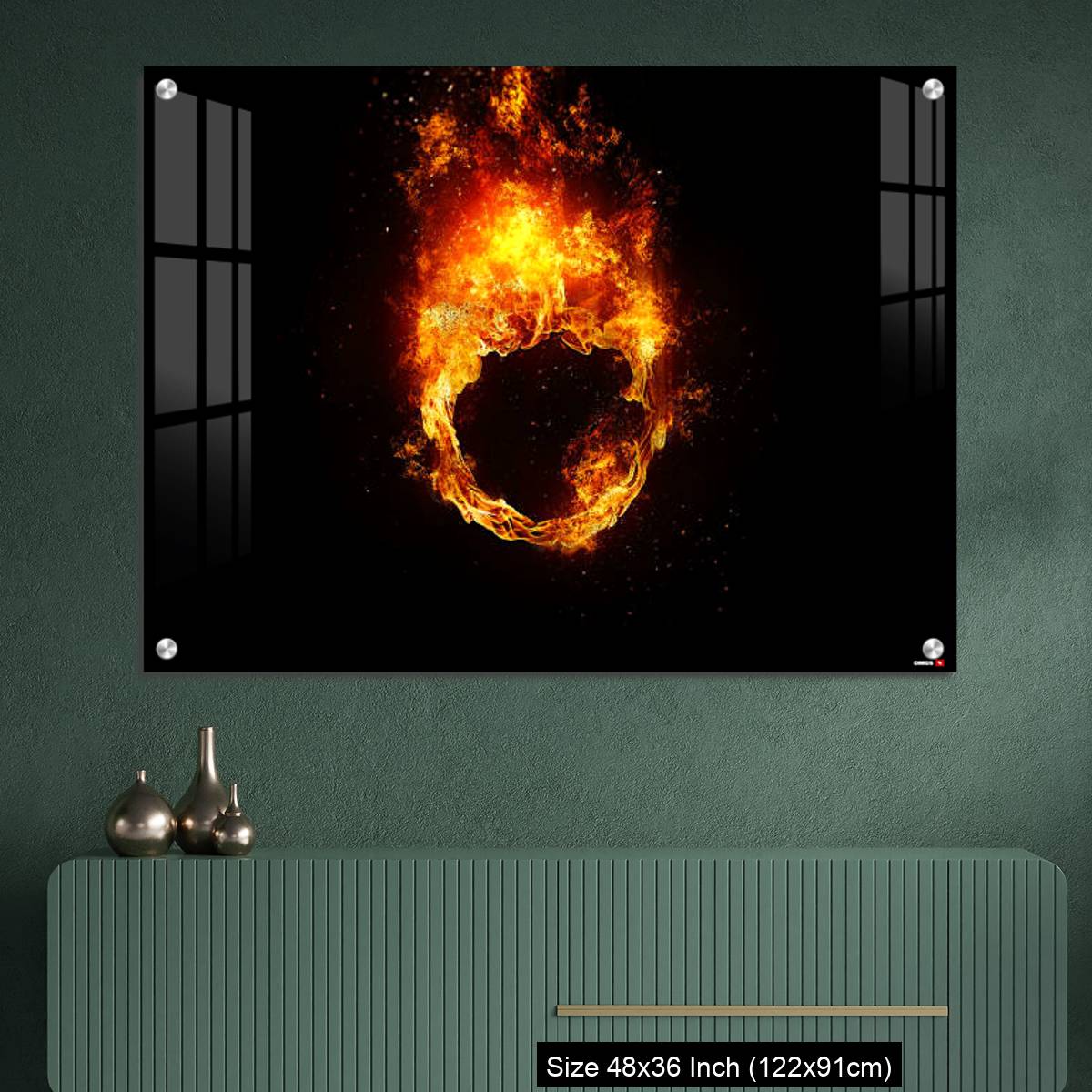OMGs Acrylic Wall Decor – A ring of fire that illuminates the darkness - Image 2
