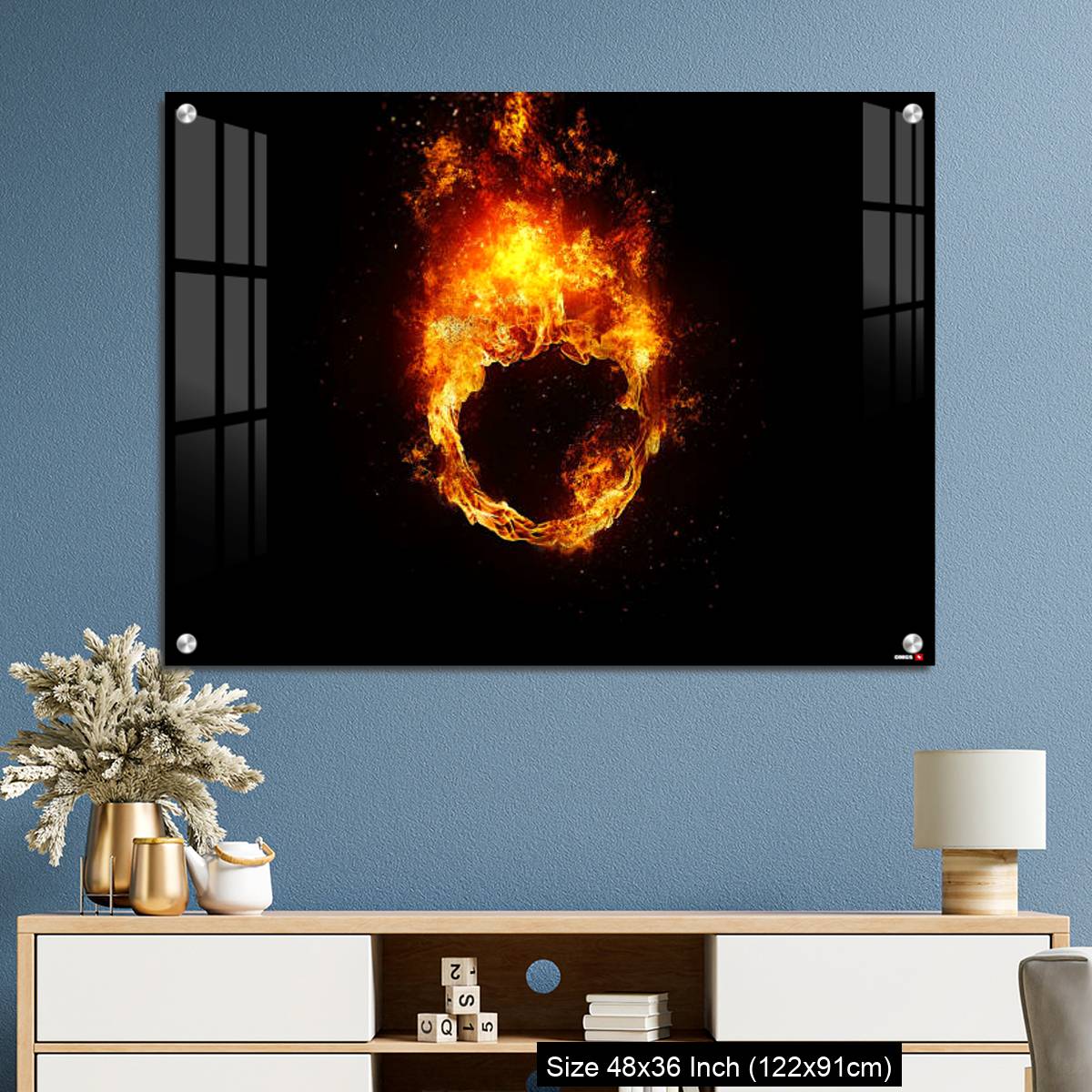 OMGs Acrylic Wall Decor – A ring of fire that illuminates the darkness - Image 3