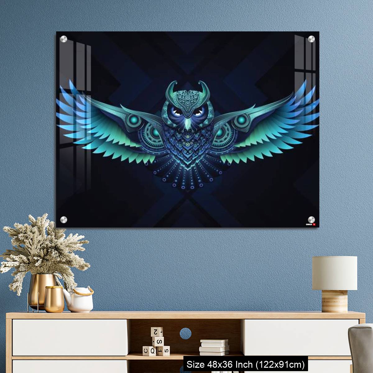 OMGs Acrylic Wall Decor Flying Owl. - Image 3