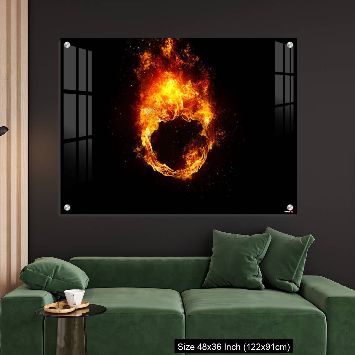 OMGs Acrylic Wall Decor – A ring of fire that illuminates the darkness - Image 4