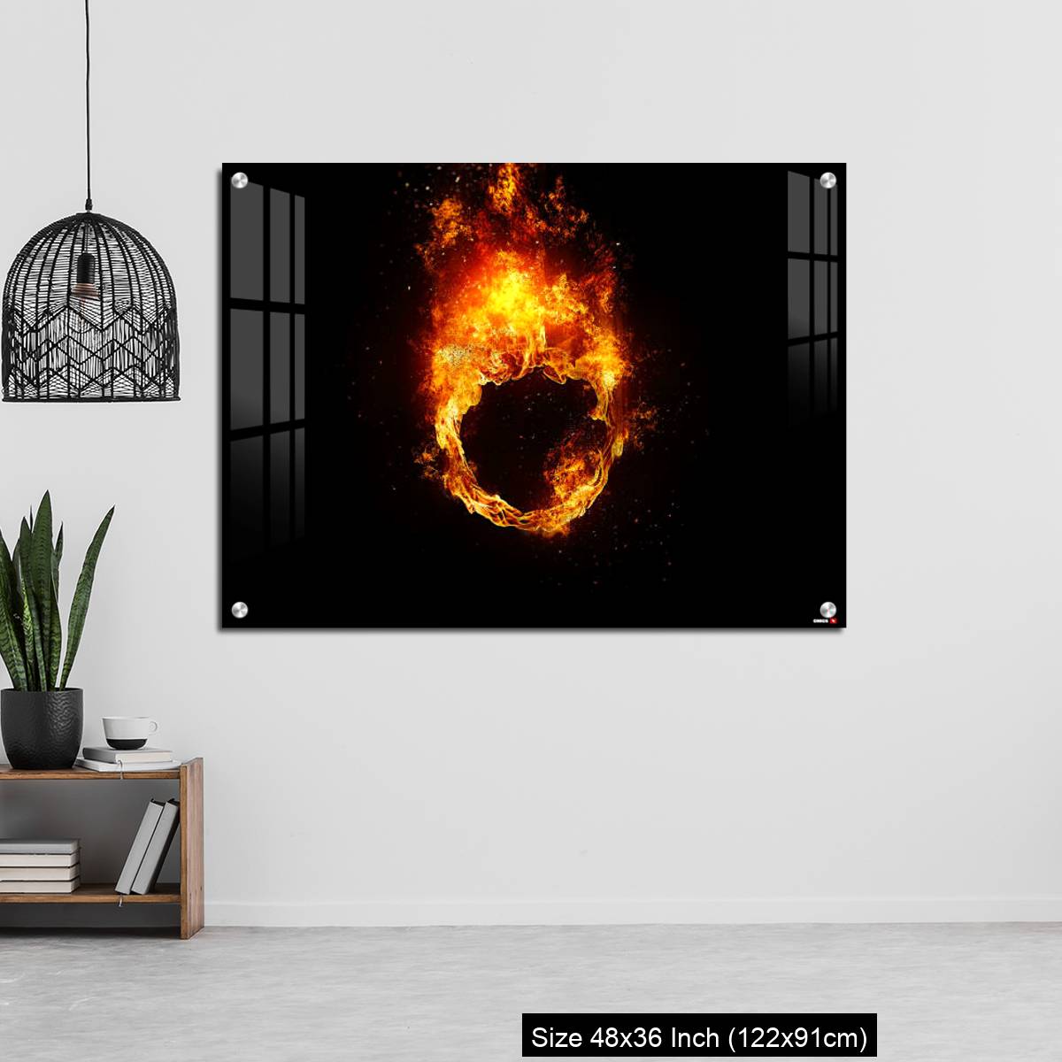 OMGs Acrylic Wall Decor – A ring of fire that illuminates the darkness - Image 6