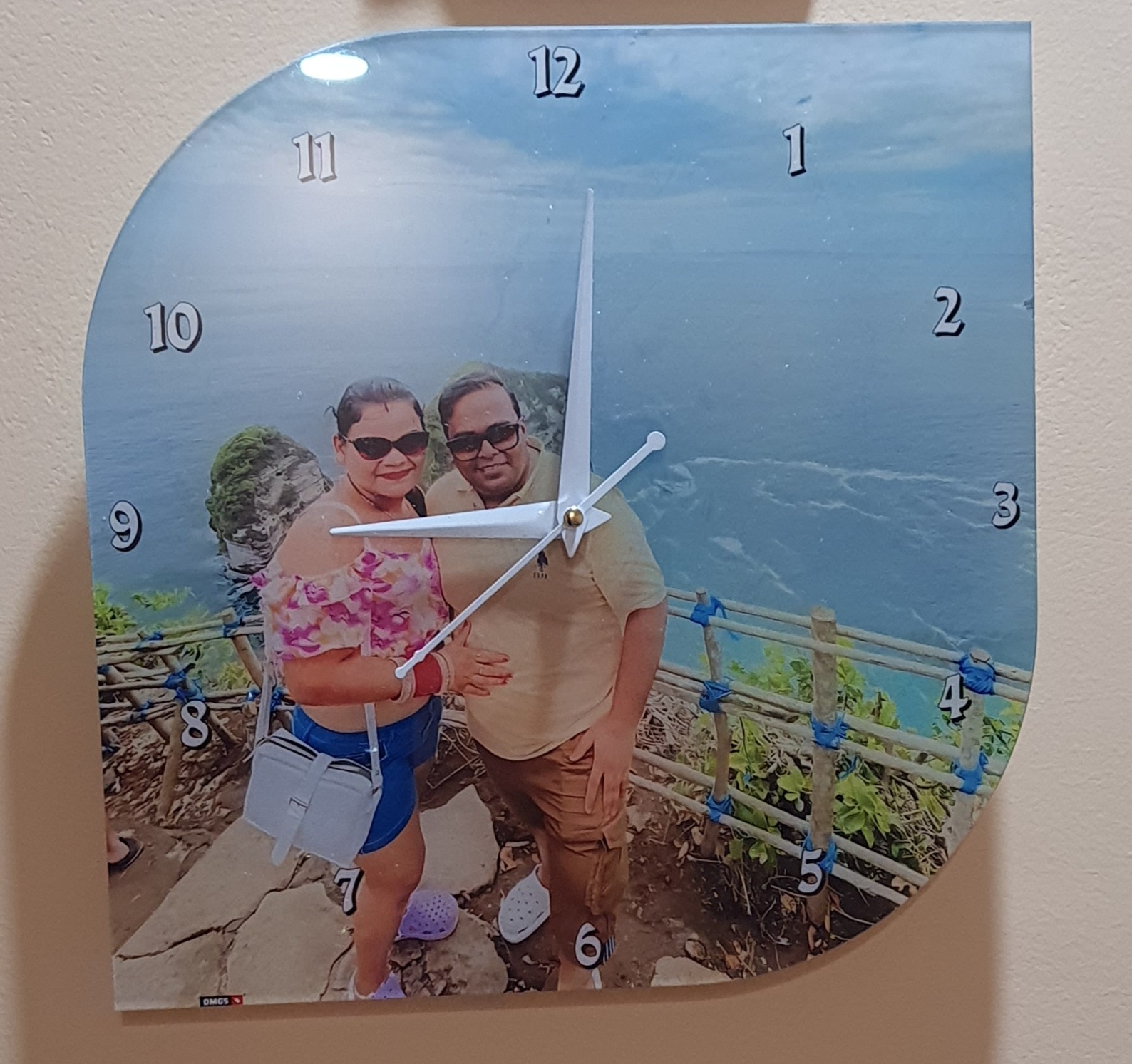 Customised Premium OMGs Acrylic Wall Clock photo review