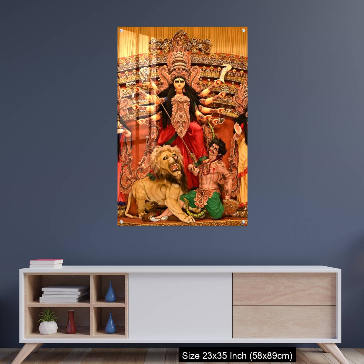 OMGs Acrylic Wall Decor – Durga Puja Festival in Kolkata ,West Bengal. - Image 8
