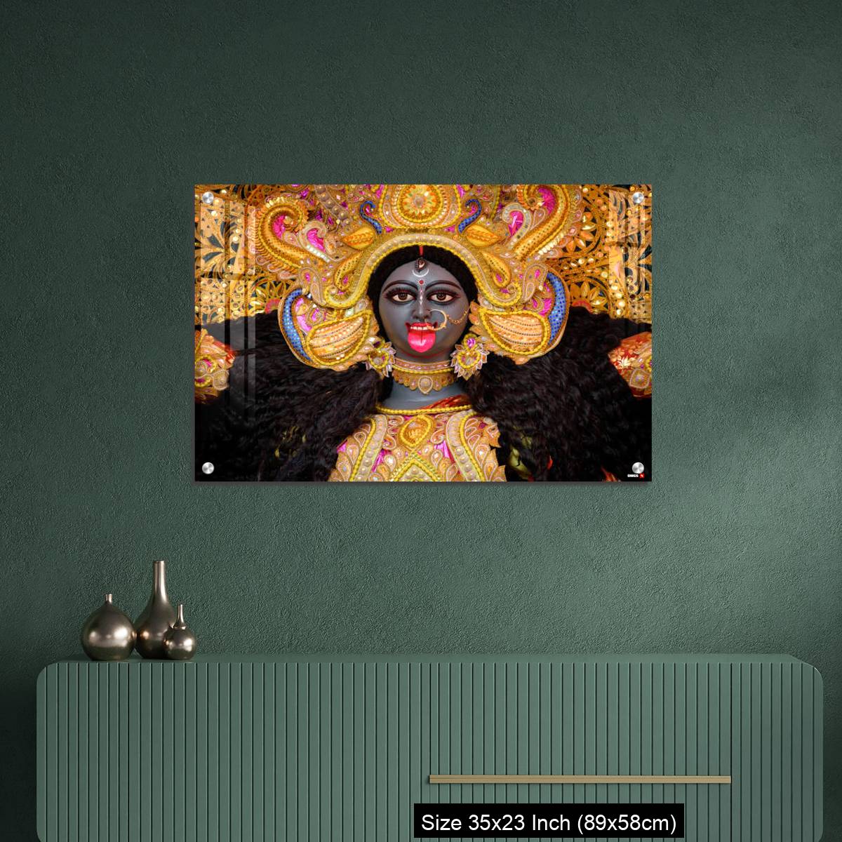 OMGs Acrylic Wall Decor – Goddess Kali idol decorated at Puja pandal - Image 9