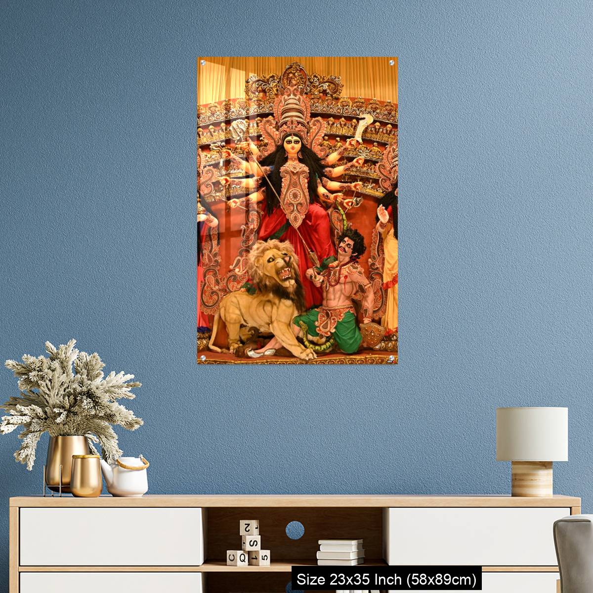 OMGs Acrylic Wall Decor – Durga Puja Festival in Kolkata ,West Bengal. - Image 10