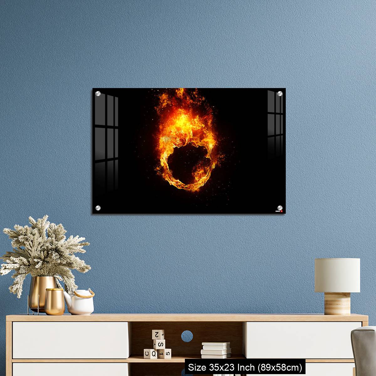 OMGs Acrylic Wall Decor – A ring of fire that illuminates the darkness - Image 10