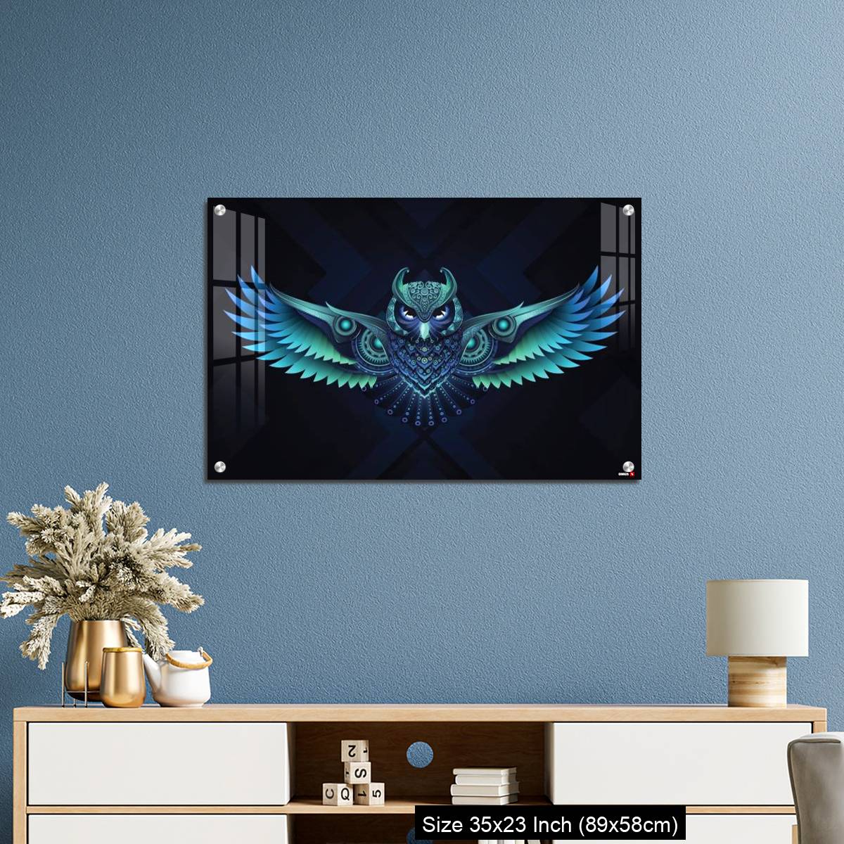 OMGs Acrylic Wall Decor Flying Owl. - Image 10
