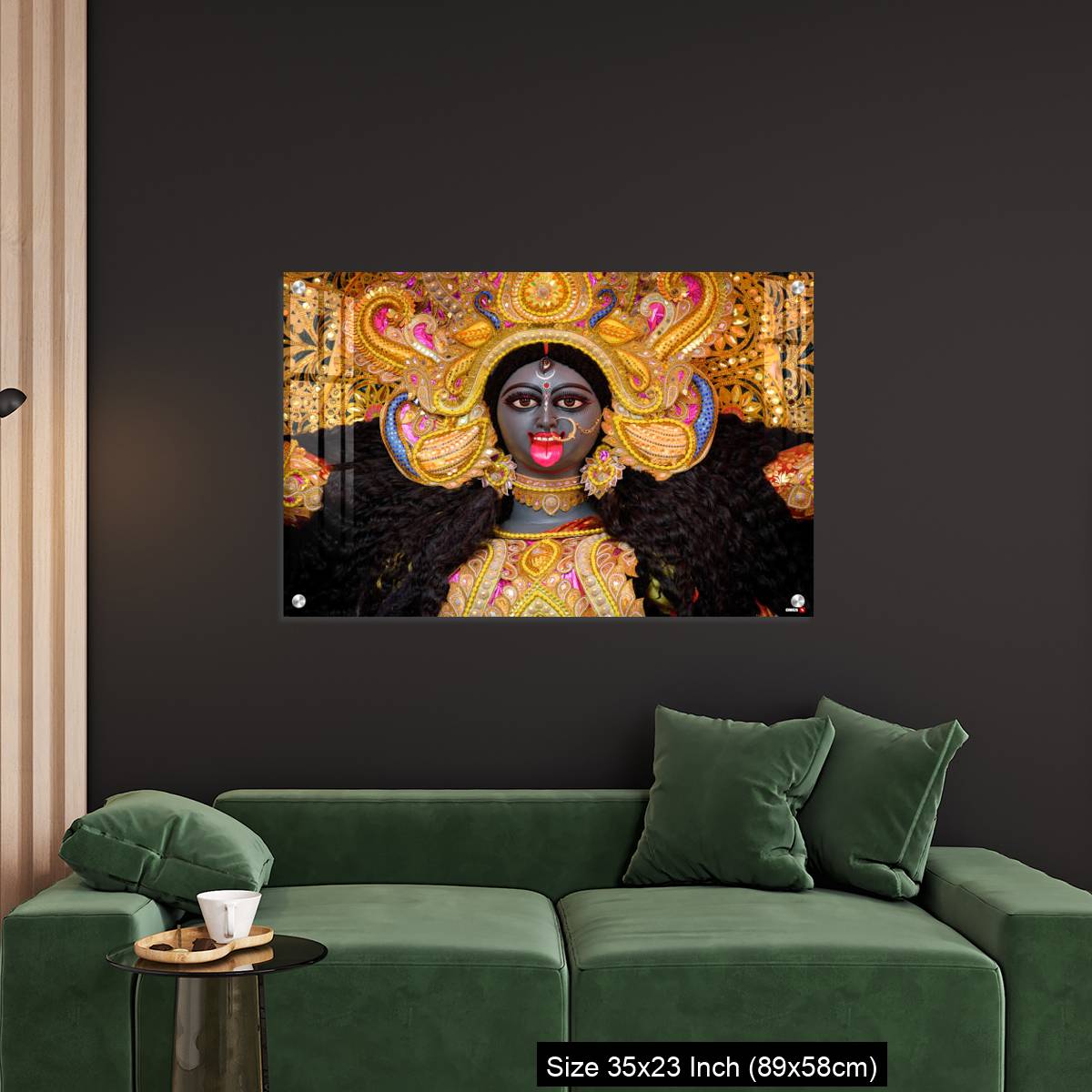 OMGs Acrylic Wall Decor – Goddess Kali idol decorated at Puja pandal - Image 11